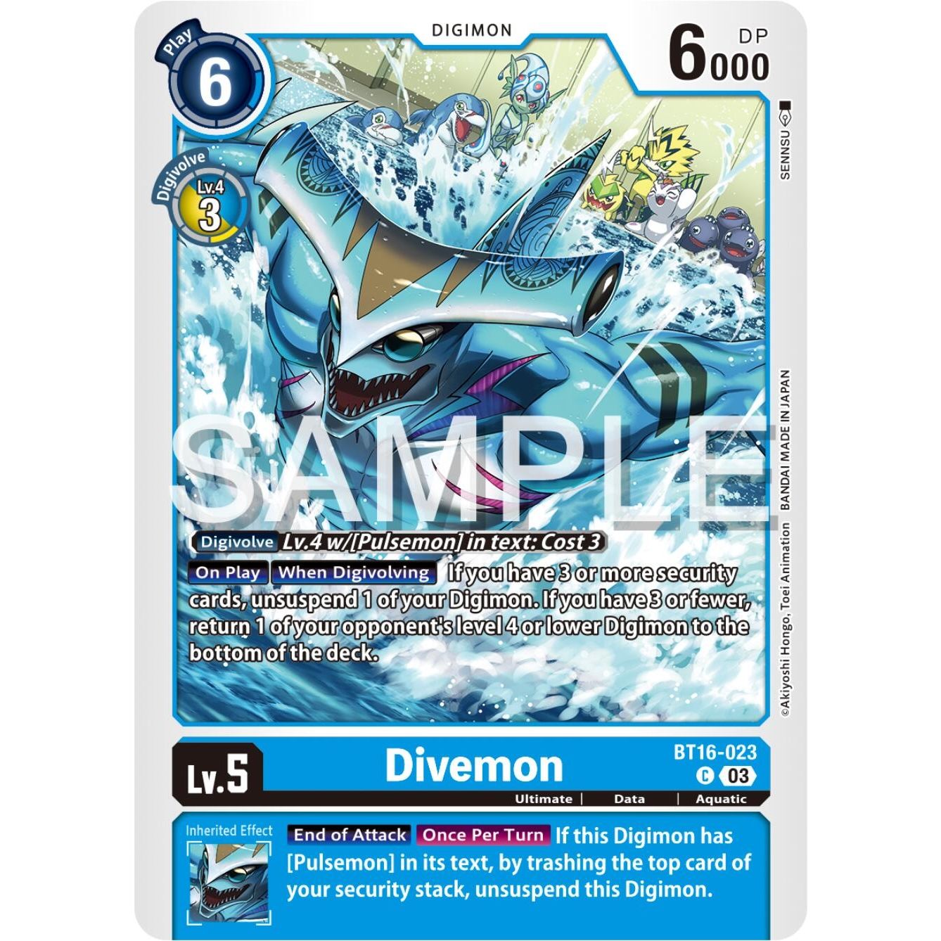 Image for Divemon (BT16-023 C) (BT16) - Digimon Card Game