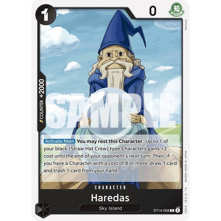 Image for Haredas (ST14-008) (ST-14) - One Piece Card Game