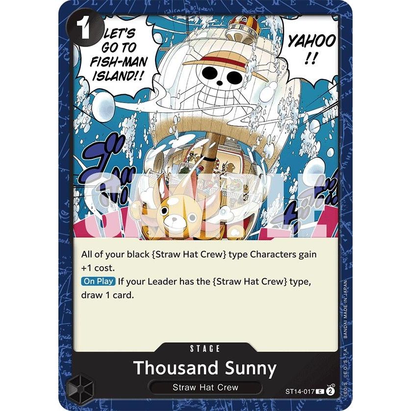 Image for Thousand Sunny (ST14-017) (ST-14) - One Piece Card Game