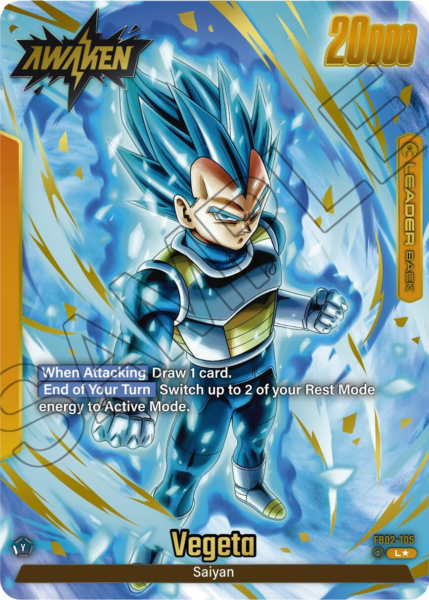 Image for Vegeta - FB02-105 (Alternate Art) (FB02-105) (FB02) - Dragon Ball Super: Fusion World