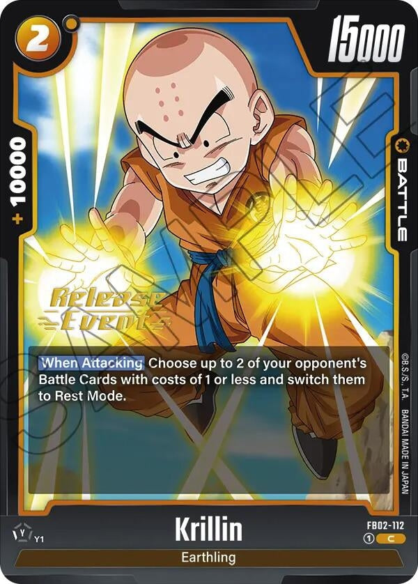 Image for Krillin - FB02-112 (FB02-112) (FB02_PR) - Dragon Ball Super: Fusion World