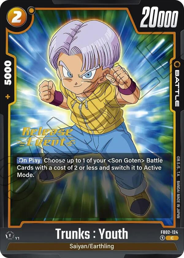 Image for Trunks : Youth (FB02-124) (FB02_PR) - Dragon Ball Super: Fusion World