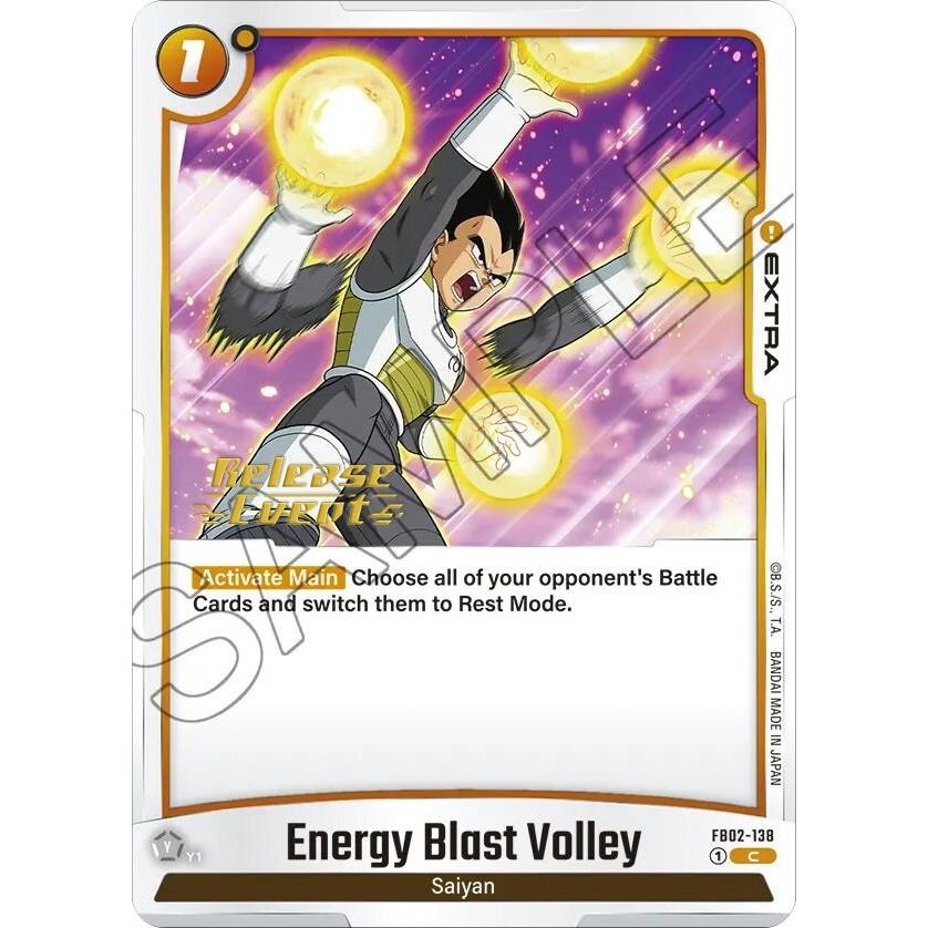 Image for Energy Blast Volley (FB02-138) (FB02_PR) - Dragon Ball Super: Fusion World