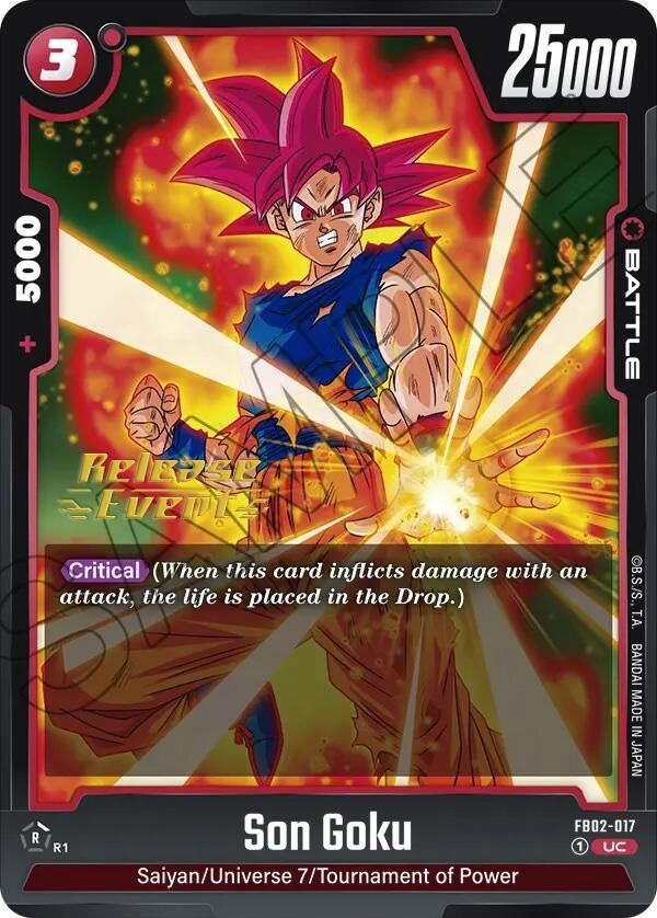 Image for Son Goku - FB02-017 (FB02-017) (FB02_PR) - Dragon Ball Super: Fusion World