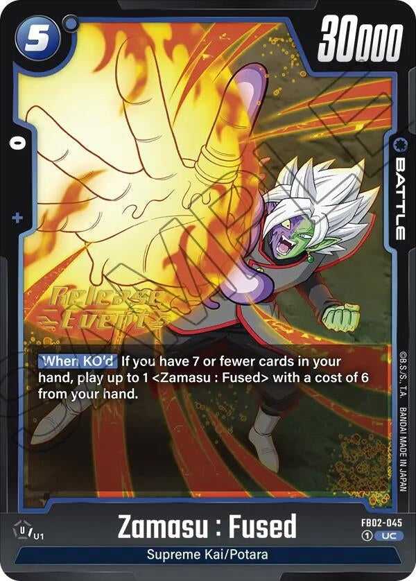 Image for Zamasu : Fused - FB02-045 (FB02-045) (FB02_PR) - Dragon Ball Super: Fusion World