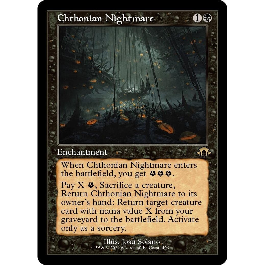Image for Chthonian Nightmare (Retro Frame) (406) (MH3) - Magic: The Gathering