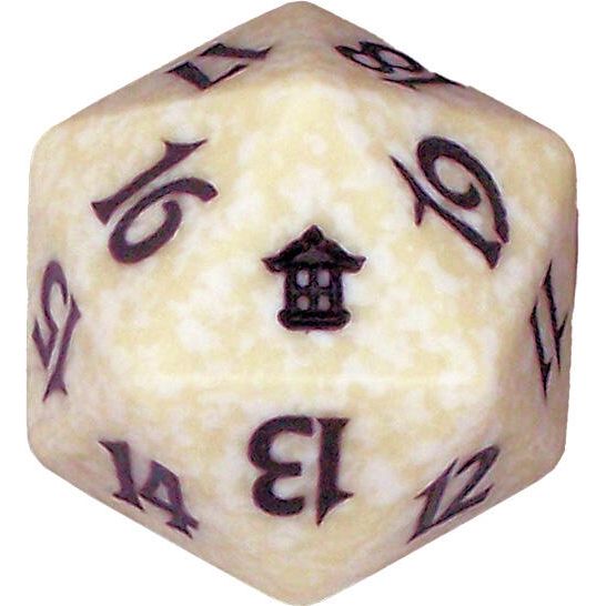 Image for Saviors of Kamigawa Spindown Die - White - Life Counters