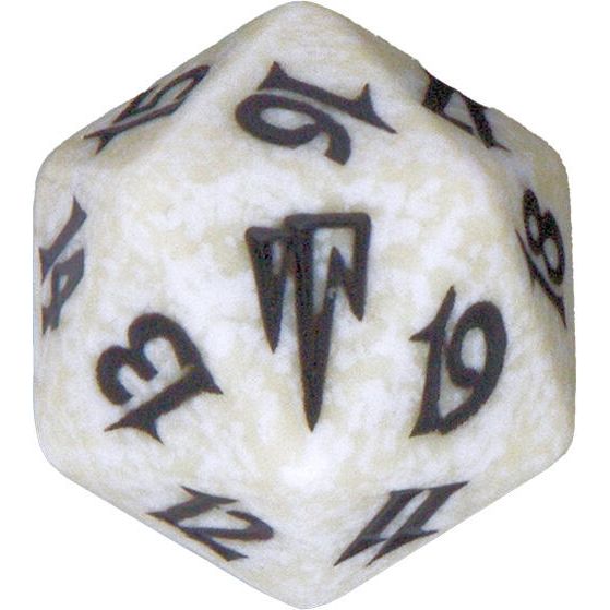 Image for Coldsnap Spindown Die - White - Life Counters