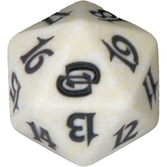 Image for Planar Chaos Spindown Die - White - Life Counters
