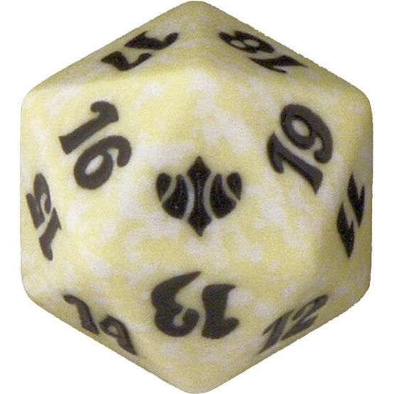 Image for Conflux Spindown Die - White - Life Counters