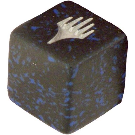 Image for Planechase Planar Die - Blue Flecks - Life Counters
