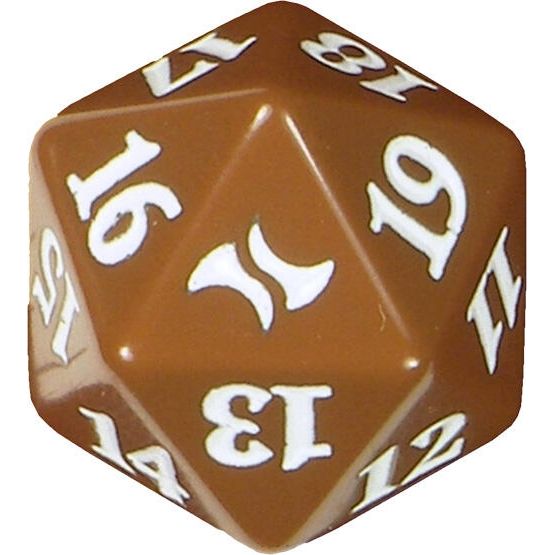 Image for Fate Reforged Spindown Die - Brown - Life Counters
