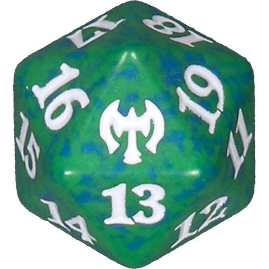 Image for Kaldheim Spindown Die - Green - Life Counters