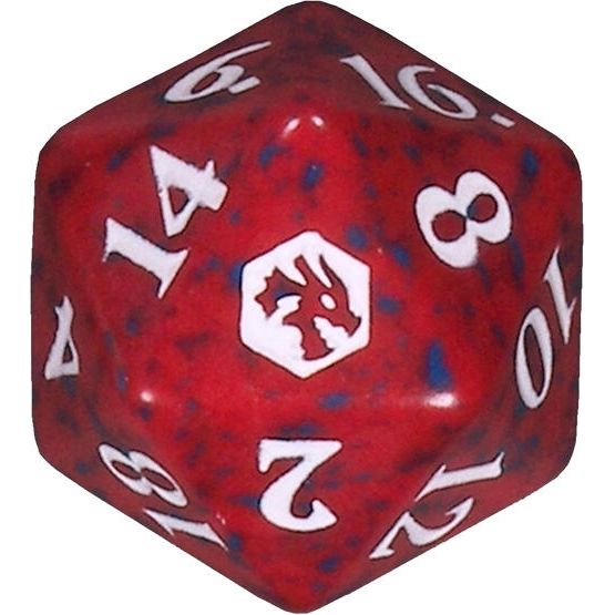 Image for Adventures in the Forgotten Realms Spindown Die - Red - Life Counters