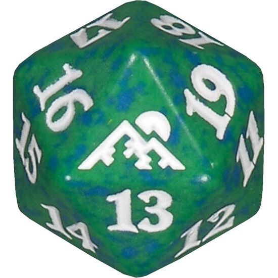 Image for Kamigawa: Neon Dynasty Spindown Die - Green - Life Counters
