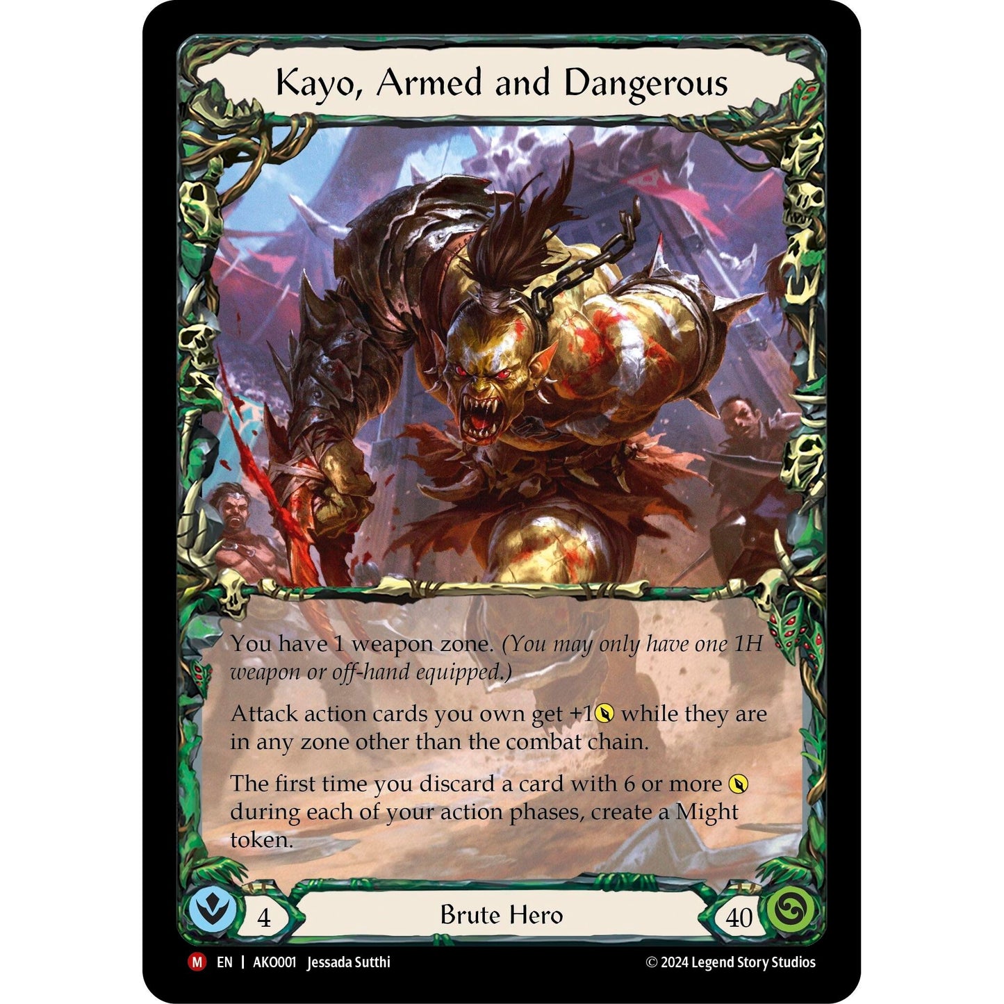 Image for Kayo, Armed and Dangerous (AKO001) - Flesh and Blood TCG