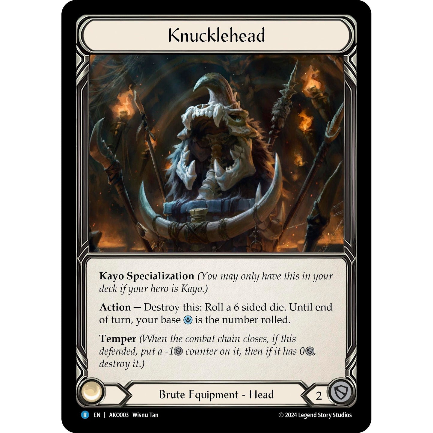 Image for Knucklehead (AKO003) - Flesh and Blood TCG