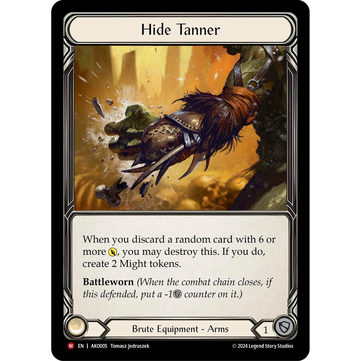 Image for Hide Tanner (AKO005) - Flesh and Blood TCG