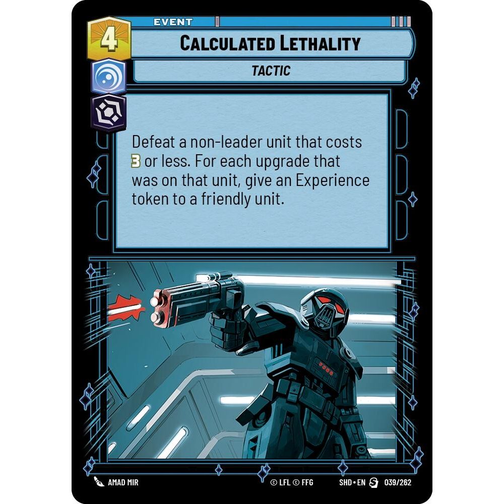 Image for Calculated Lethality (039/262) (SHD) - Star Wars: Unlimited