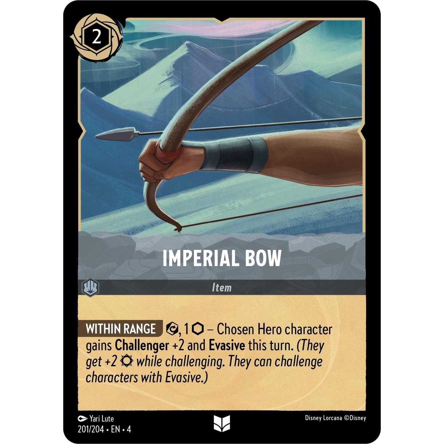 Image for Imperial Bow (201/204) (4) - Disney Lorcana