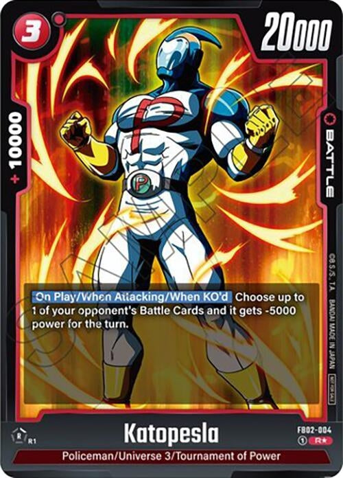 Image for Katopesla - FB02-004 (Tournament Pack 02) (FB02-004) (DBSFW_TPR) - Dragon Ball Super: Fusion World