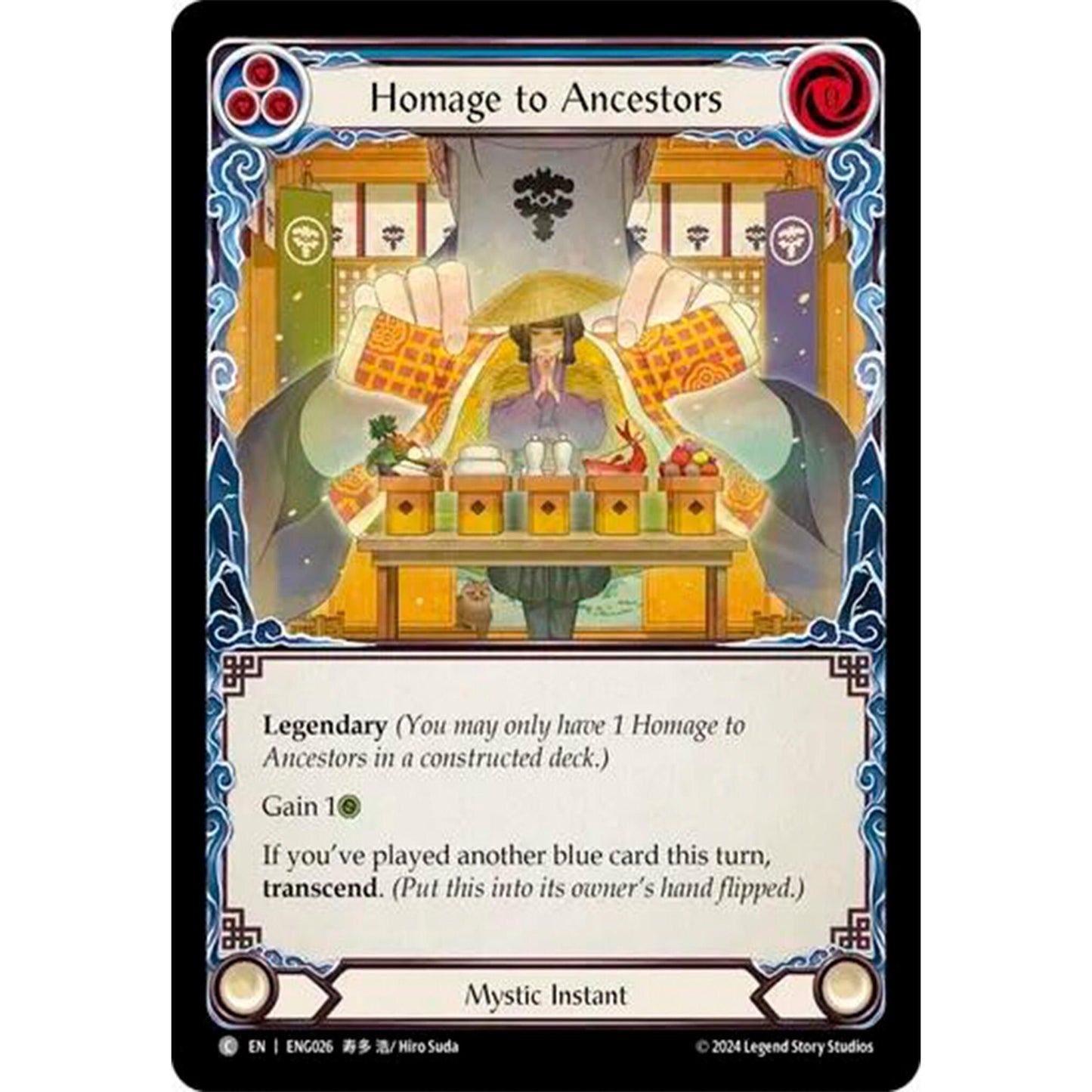 Image for Homage to Ancestors (ENG026) - Flesh and Blood TCG