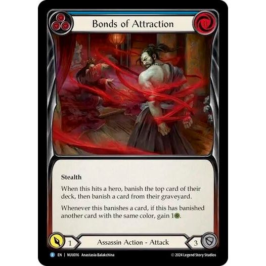 Image for Bonds of Attraction (Blue) (NUU016) - Flesh and Blood TCG