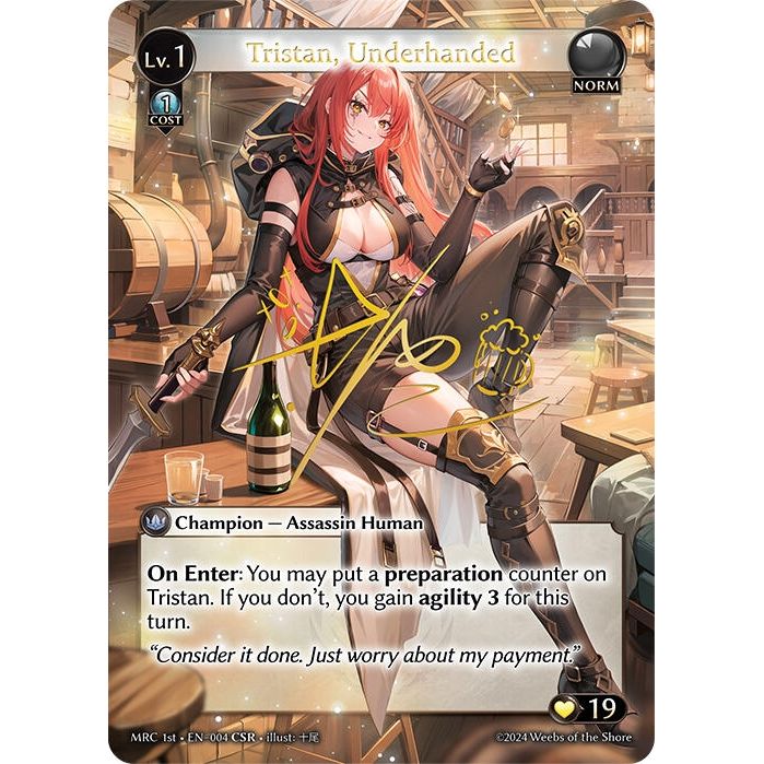 Image for Tristan, Underhanded (CSR) (004) (MRC) - Grand Archive TCG