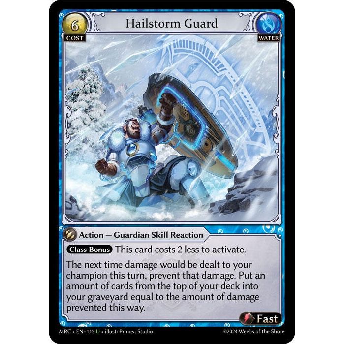 Image for Hailstorm Guard (115) (MRC) - Grand Archive TCG