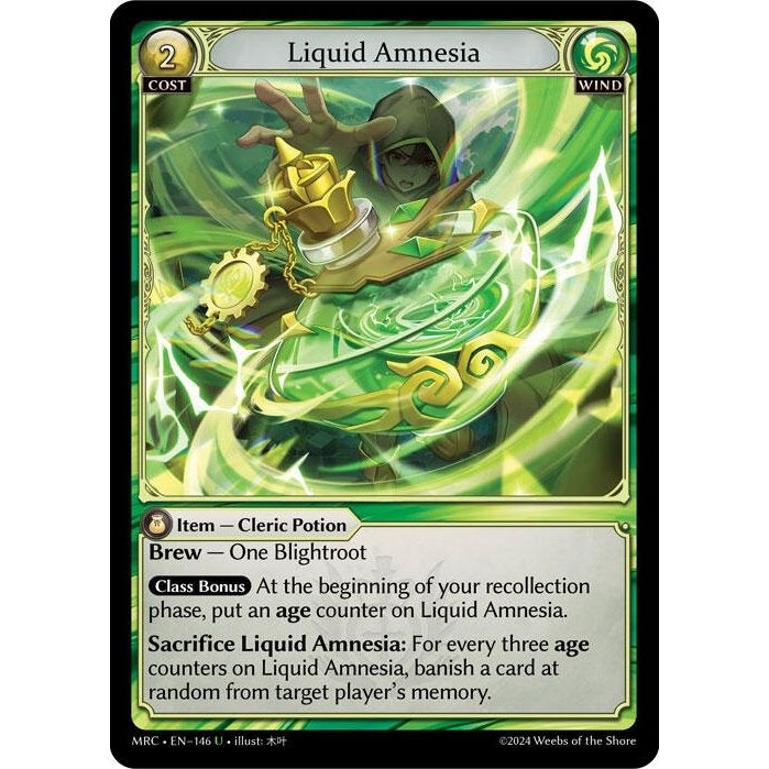 Image for Liquid Amnesia (146) (MRC) - Grand Archive TCG