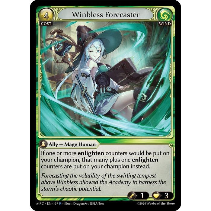 Image for Winbless Forecaster (157) (MRC) - Grand Archive TCG