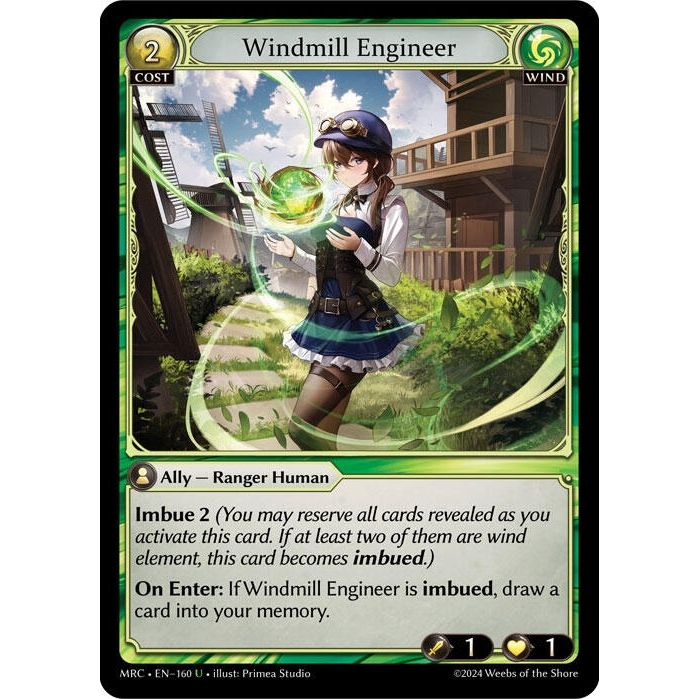 Image for Windmill Engineer (160) (MRC) - Grand Archive TCG