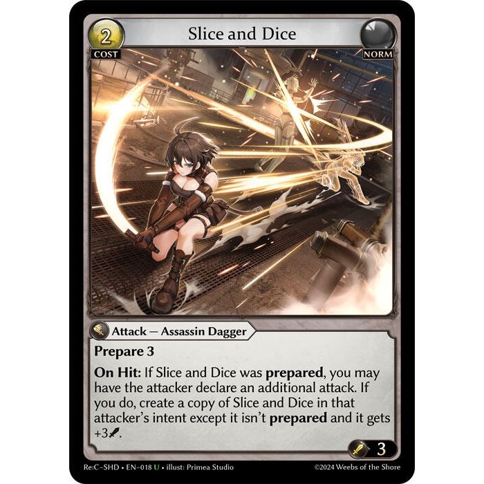 Image for Slice and Dice (018) (SHD) - Grand Archive TCG