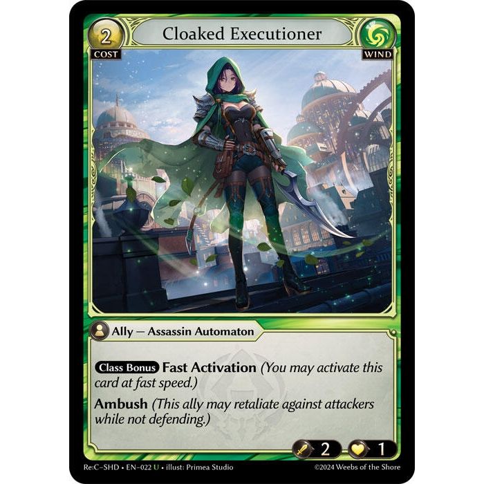 Image for Cloaked Executioner (022) (SHD) - Grand Archive TCG