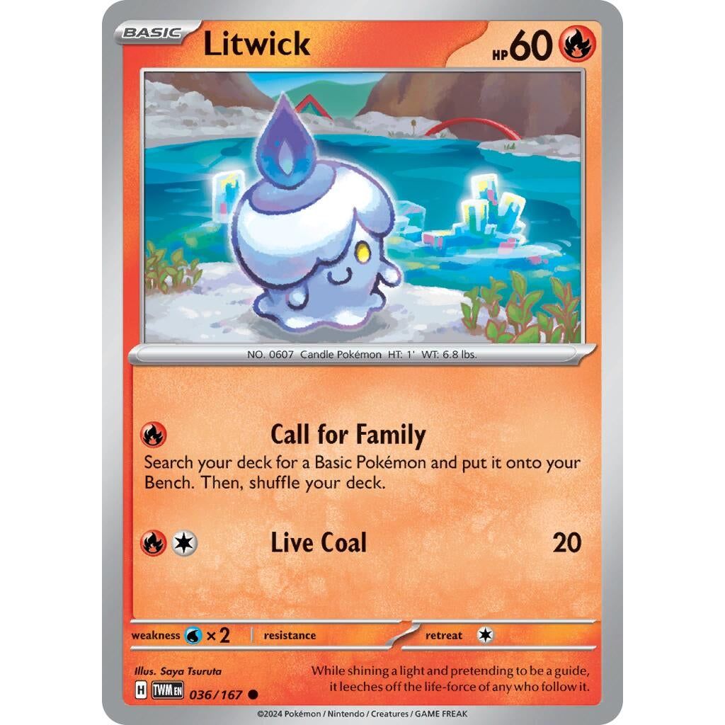 Image for Litwick (036/167) (TWM) - Pokemon