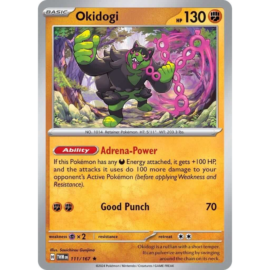 Image for Okidogi (111/167) (TWM) - Pokemon