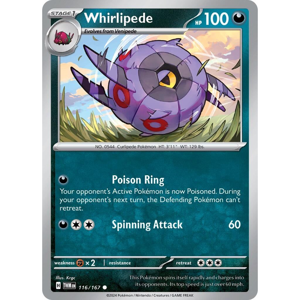 Image for Whirlipede (116/167) (TWM) - Pokemon
