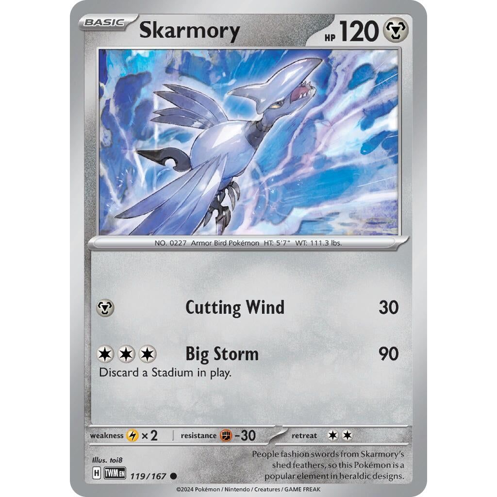 Image for Skarmory (119/167) (TWM) - Pokemon