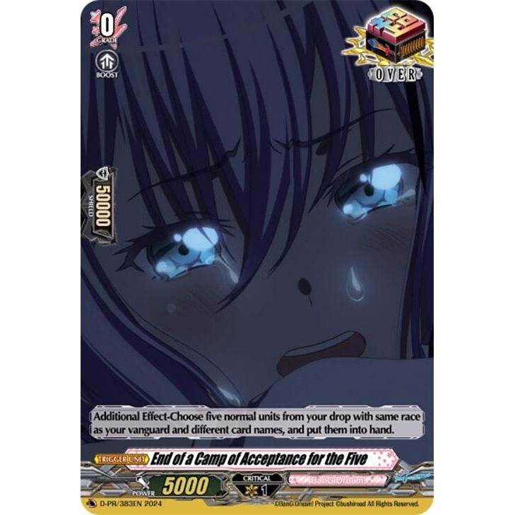 Image for End of a Camp of Acceptance for the Five (D-PR/383EN) (D-PR) - Cardfight Vanguard