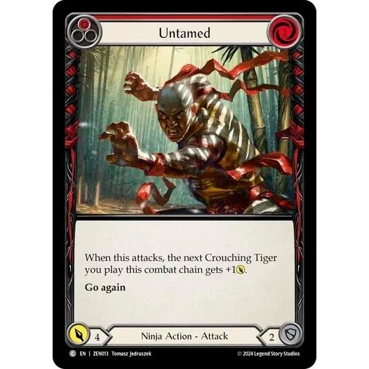 Image for Untamed (Red) (ZEN013) - Flesh and Blood TCG