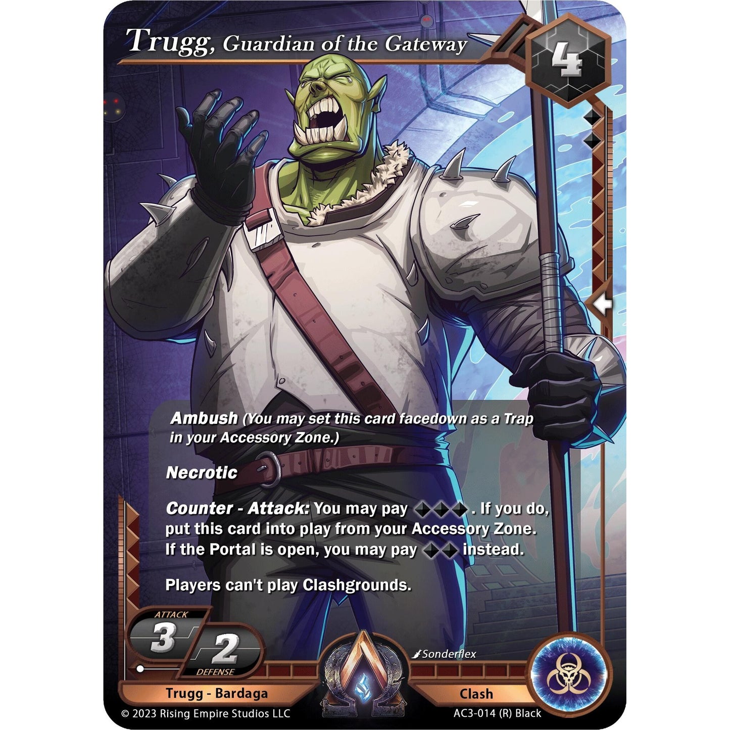 Image for Trugg, Guardian of the Gateway (AC3-014) (AC3) - Alpha Clash
