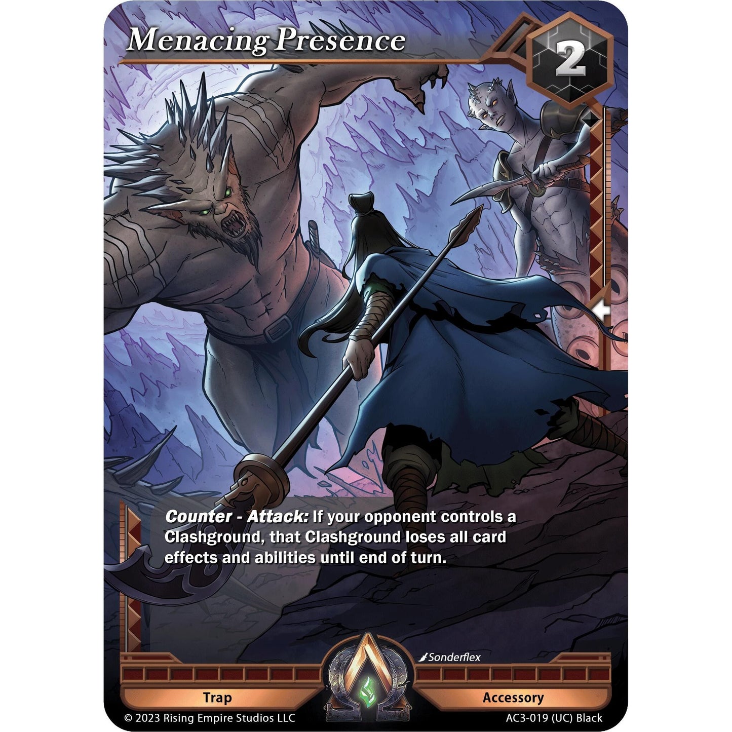 Image for Menacing Presence (AC3-019) (AC3) - Alpha Clash