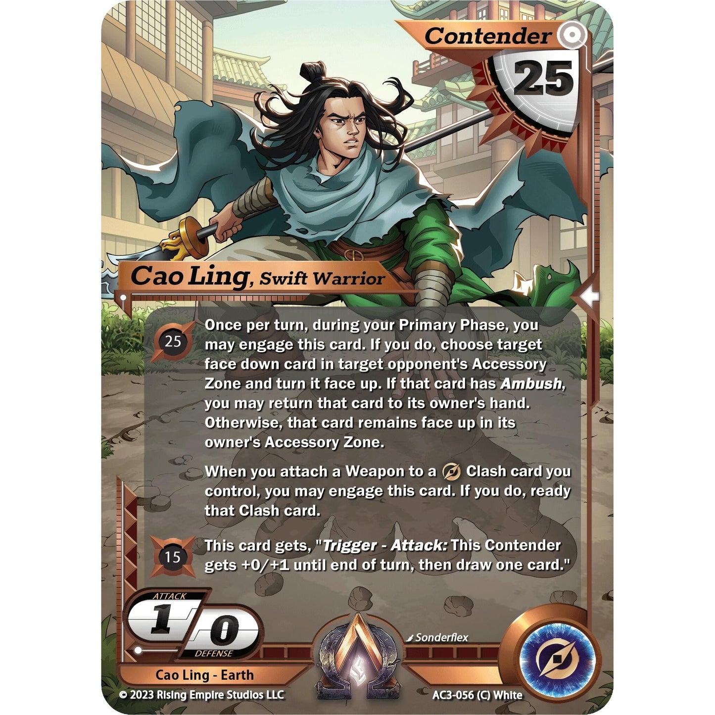 Image for Cao Ling, Swift Warrior (AC3-056) (AC3) - Alpha Clash
