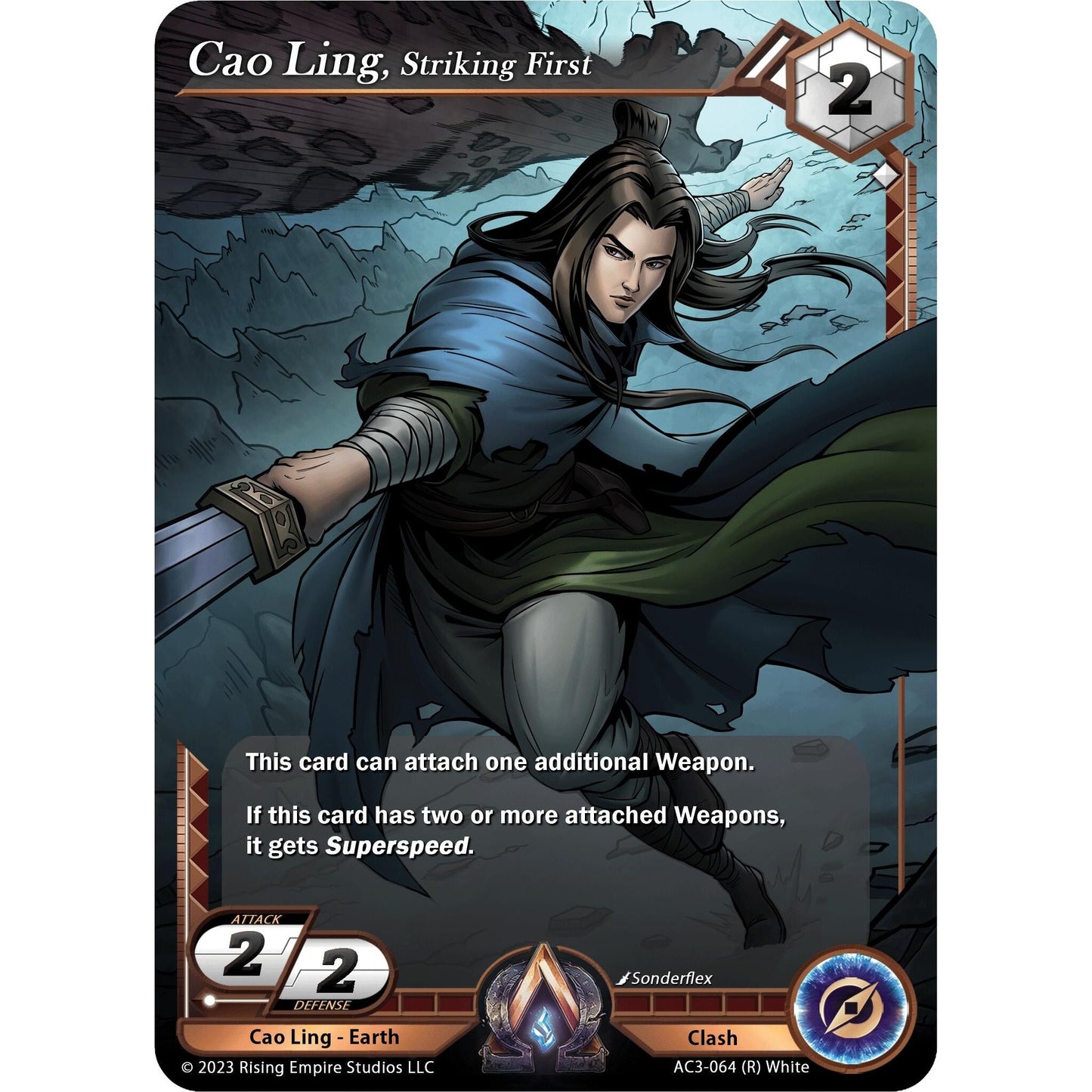 Image for Cao Ling, Striking First (AC3-064) (AC3) - Alpha Clash