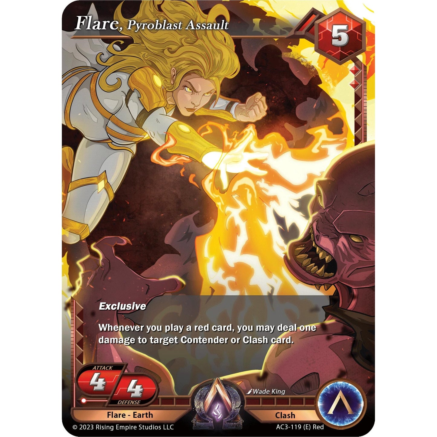 Image for Flare, Pyroblast Assault (AC3-119) (AC3) - Alpha Clash