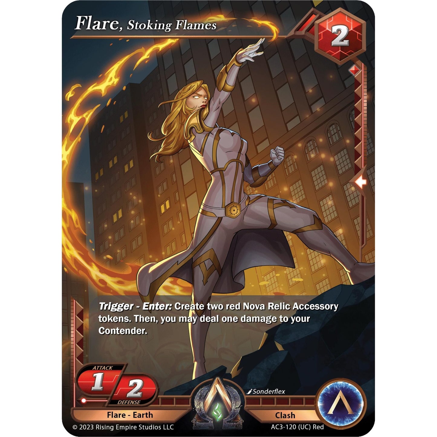Image for Flare, Stoking Flames (AC3-120) (AC3) - Alpha Clash