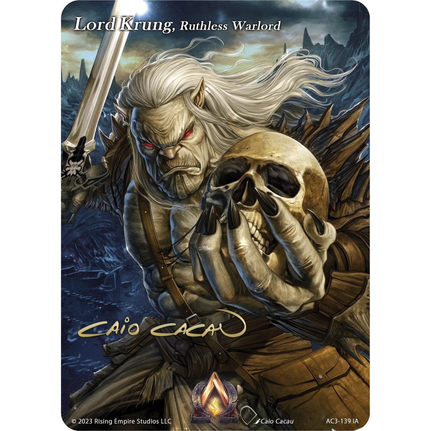 Image for Lord Krung, Ruthless Warlord (Iconic Art) (AC3-139) (AC3) - Alpha Clash