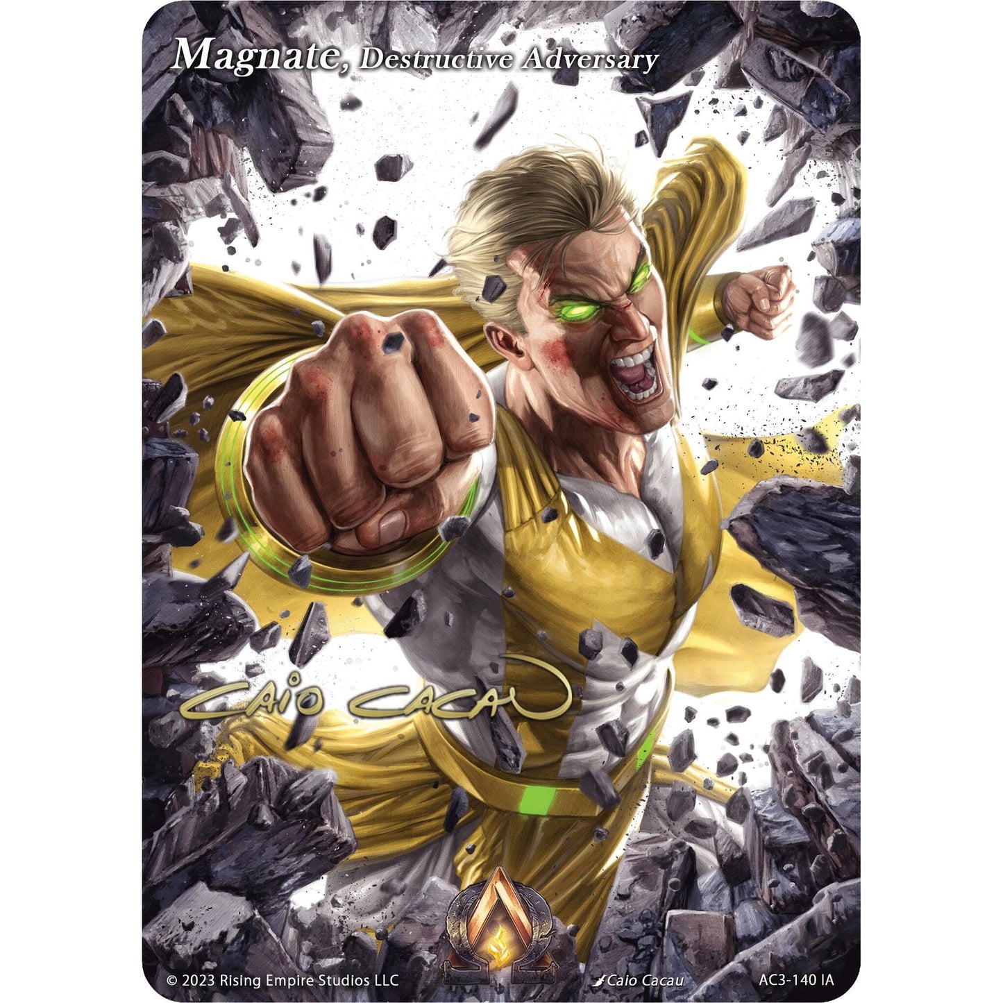 Image for Magnate, Destructive Adversary (Iconic Art) (AC3-140) (AC3) - Alpha Clash