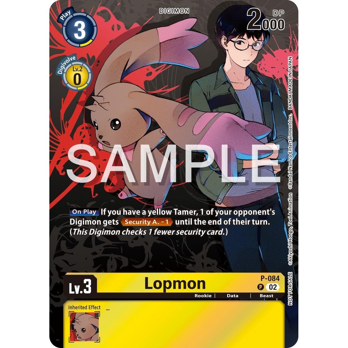 Image for Lopmon - P-084 (Official Tournament Pack Vol.13) (P-084 P) (D-PR) - Digimon Card Game