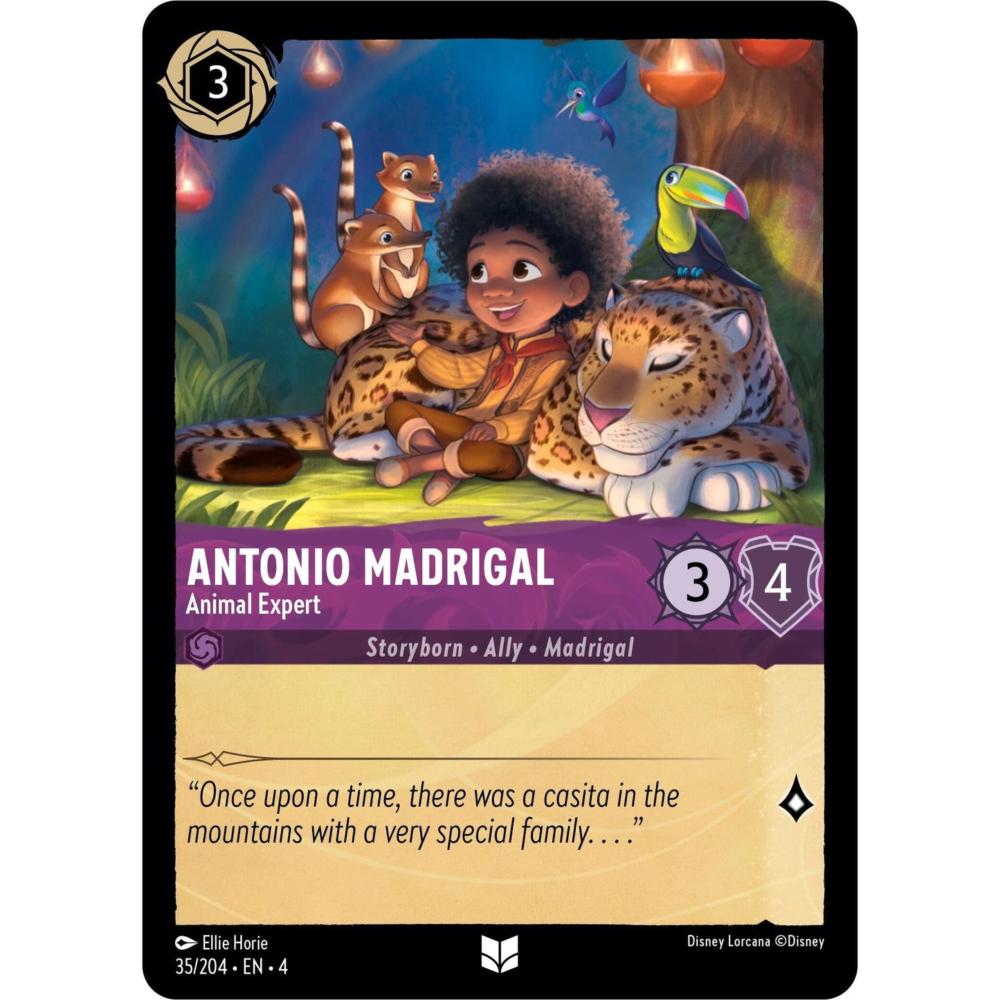 Image for Antonio Madrigal - Animal Expert (35/204) (4) - Disney Lorcana